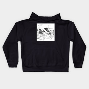 The Little Mermaid - Arthur Rackham Kids Hoodie